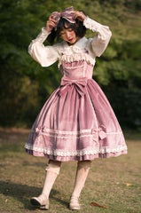 Infanta - Honey Sugar - Pure Velvet Lolita JSK Dress