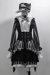 Princess Chronicles - Fancy Trick - Ouji Lolita Long Sleeve Shirt Vintage Shorts Suit