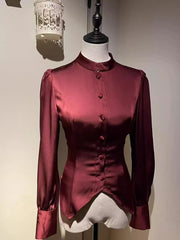 LetterfromGod - Night Guardian - Acetate Ouji Lolita Shirt With Split Hem/Adjustable Strap