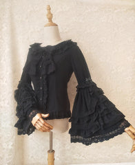 Youlan Lane - Retro Lolita Hime Sleeve Lolita Blouse