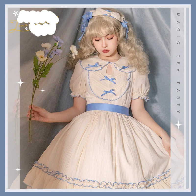 Magic Tea Party - Lena's Garland - Solid Color Lolita OP