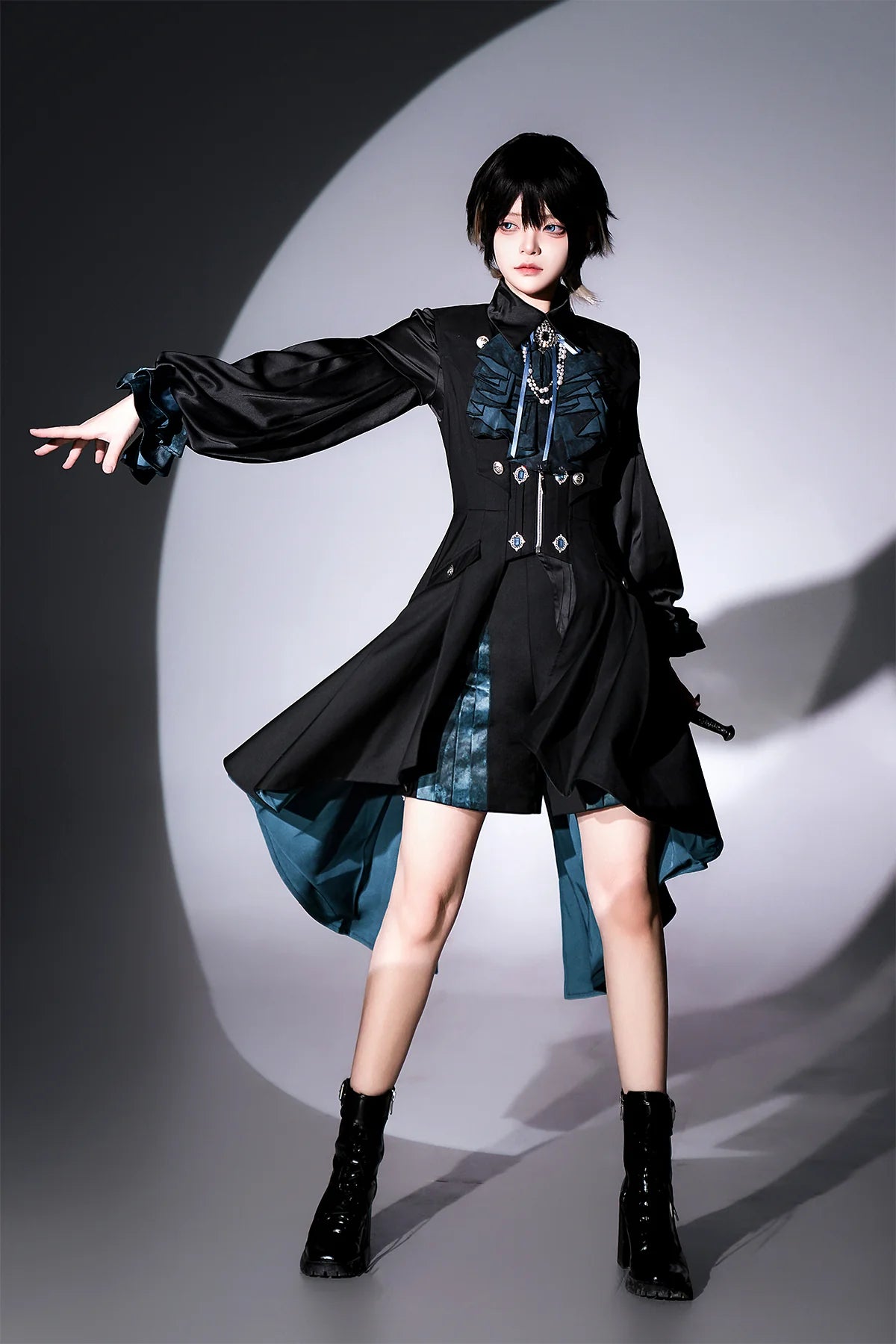 Designer's Gift - Mystique Melody - Ouji Lolita Shorts, Prince Long Vest