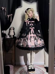 Uncle's Workshop - Missing Lamb Case - Gothic Lolita Dress Set with Sheep Prints