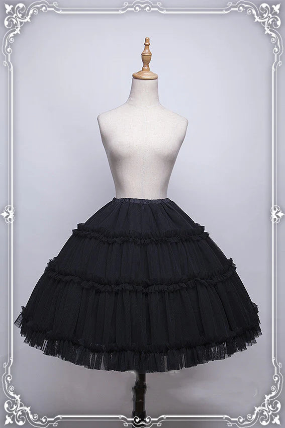 Krad Lanrete - Elegant Long and Short Lolita Petticoat