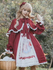 Eieyomi - Little Red Riding Hood - Sweet Lolita JSK Dress