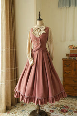 Forest Wardrobe - North of the Forest - Classic Lolita Striped Vest Skirt Set