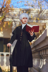 Immortal Thorn - Sea of Hope - Ouji Lolita Long Coat, Detachable Cape