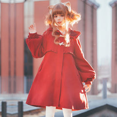 Fairy Cat - Sweet Lolita Coat Autumn and Winter Lolita Outwear