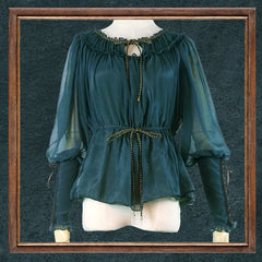 FunCcino - Ragnarok - Nordic Lamb Leg Sleeves Lolita Blouse