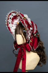 Youpairui - Leicester - Elegant Lolita Red Christmas Headdress