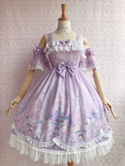 Yilia - Unicorn's Secret Garden Summer Lolita JSK Dress