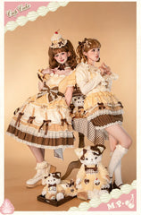 Mademoiselle Pearl - Cup Cake - Sweet Lolita OP Dress Kawaii Lolita JSK SK