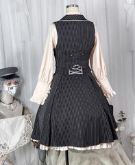 CastleToo - King's College - Ouji Lolita Skirt Set Prince Tie Shirt Set