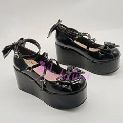 Antaina - Lolita Bow Platform Shoes Multiple Colors