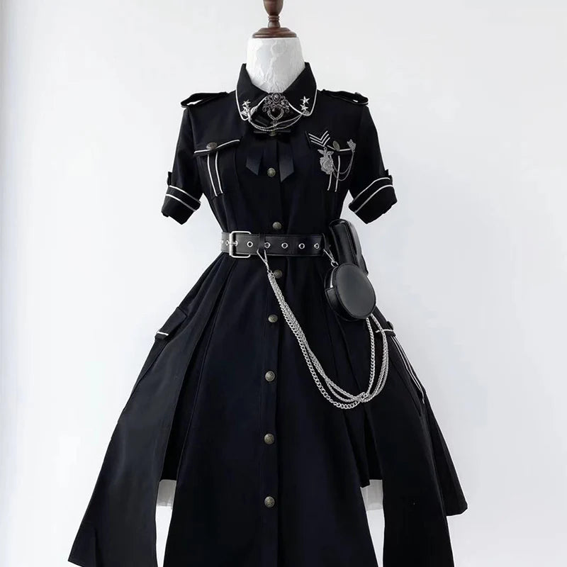 Your Highness - Evil Python 2.0 - Military Lolita Gothic OP Dress