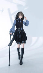 Princess Chronicles - Narrative Rule - Ouji Lolita Prince Shorts Set Long Vest