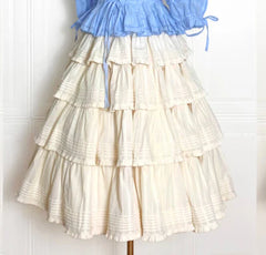 Boguta - Heidi Cotton Lolita Tiered SK Skirt