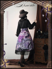 Krncrlo - Laocoon - Gothic Lolita SK Suit With Purple Snake & Apple Print