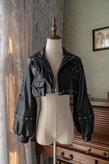 YingLuoFu - Bleeding Strawberry - Gothic Lolita JSK Dress With Jacket/Rib Chain Accessory