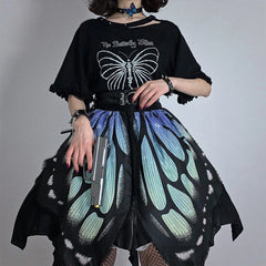 Star Fantasy - The Butterfly Effect Lace-up Punk Skirt Set