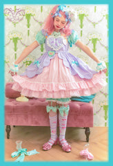 Fluff Mollie - Split Pea Breakfast - Kawaii Lolita Cotton JSK