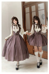 With PUJI - Ouji Lolita Shirt Bust-supporting JSK Dress