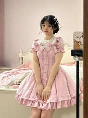 Sweet Wood - Plus Size Lolita OP Dress Summer Dress