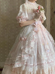 Garden Cat - Sunset Realm Lolita Bride Gorgeous OP FS