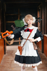 Infanta - Suliko - Maid Lolita OP Set with Soldier Style Waist Pack and Apron