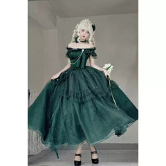 Meowing and fruity - Milky Way - Brilliant Princess Lolita Prom Dress Multicolors Long Dress