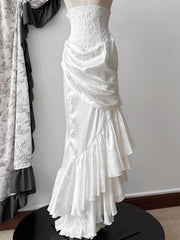 Muppet Mind Ben - Oracle - Gothic Lolita Mermaid Long Drape Skirt with Fishbone Corset