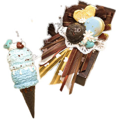 Cornnn - Handmade Lolita Mint Chocolate Badges