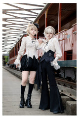 With PUJI - Hunter of Gold - Ouji Lolita Shorts/Pants Outfit Twins Set