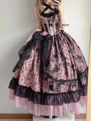 Xingweimian - Medea's Kiss - Halloween Gothic Lolita JSK Embossing Bridal Dress