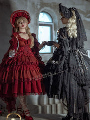 Dawn and Morning - Elegant Lolita OP Dress Sunrise Elf Long Dress