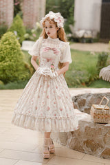 Miss Point - Customized Wood Rose 2.0 Elegant Vintage Jumper Dress