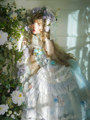 Youpairui - Sylph - Classic Lolita Tea Party Green Jumper Dress