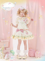 Mewroco - Decorative Cake - Sweet Lolita JSK Camisole Jumper Dress