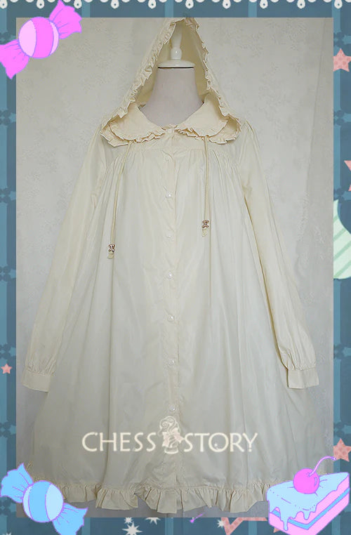 Chess Story - Sweet Rainbow - Elegant Lolita Raincoat Loose Windbreaker