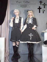 CastleToo - King's College - Ouji Lolita Skirt Set Prince Tie Shirt Set