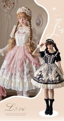 Sweet Date - Wedding Lolita Dress Bridal Elegant Retro JSK Daily Lolita Shirt