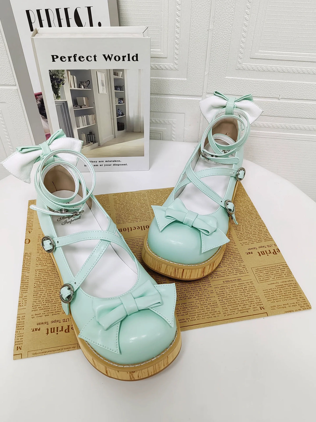 Angelic Imprint - Mid Heel Sweet Lolita Platform Shoes