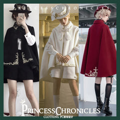 Princess Chronicles - Medieval Prince Embroidered Ouji Cape
