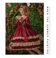Eieyomi - Miss Betty - Vintage Princess Cotton Lolita OP Dress
