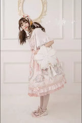 Eternity - Han Lolita Sakura Bag Double-layered Handbag Crossbody Bag Multicolors