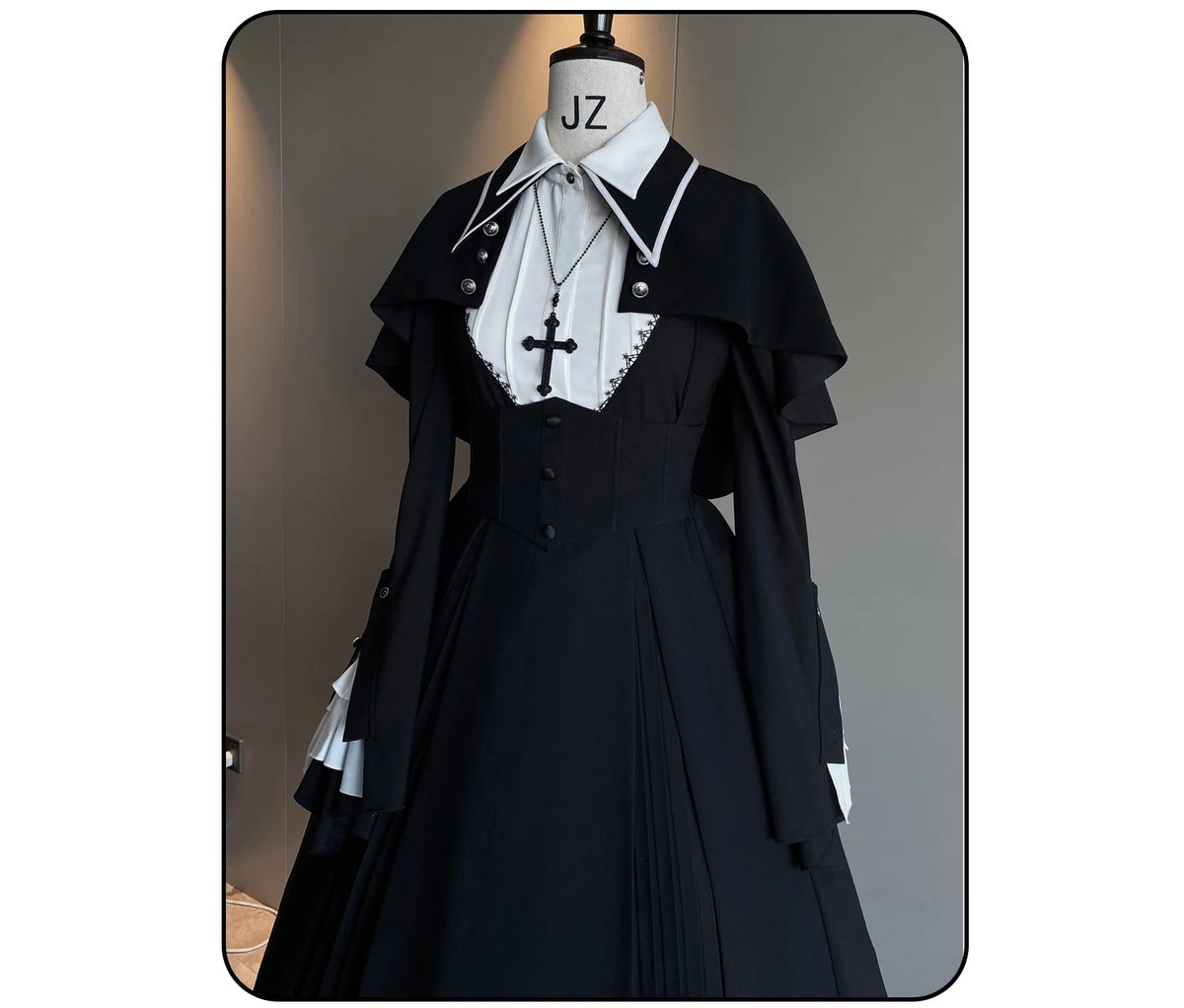 Susin Lolita - Cross Praise - Nun Style Gothic Lolita Dress and Blouse