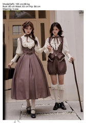 With PUJI - Ouji Lolita Shirt Bust-supporting JSK Dress