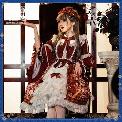 Cat Highness - Christmas New Year Han Lolita OP Dress