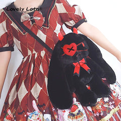 LovelyLota - KOKO Devil Rabbit - Kawaii Furry Rabbit Lolita  Bag