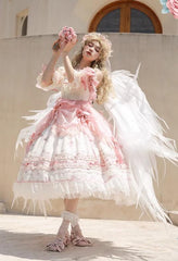 Mademoiselle Pearl - Rose Garden - Elegant Lolita Dress Bridal Floral Dress